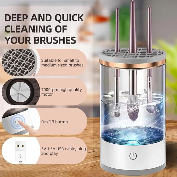 Zeboozeenat™-Electric Makeup Brush Cleaner