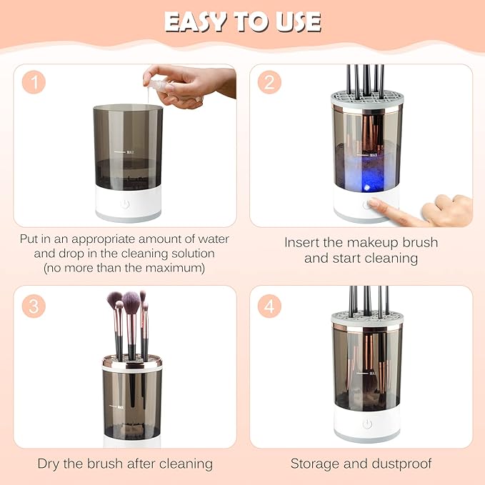 Zeboozeenat™-Electric Makeup Brush Cleaner