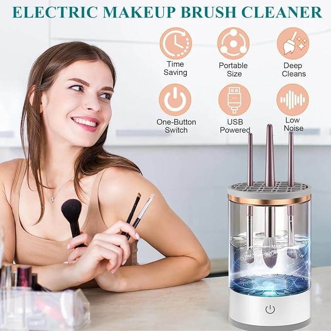 Zeboozeenat™-Electric Makeup Brush Cleaner