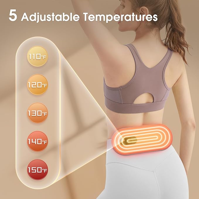 Zeboozeenat™-Periods Pain Reliever With 5 Heat Levels