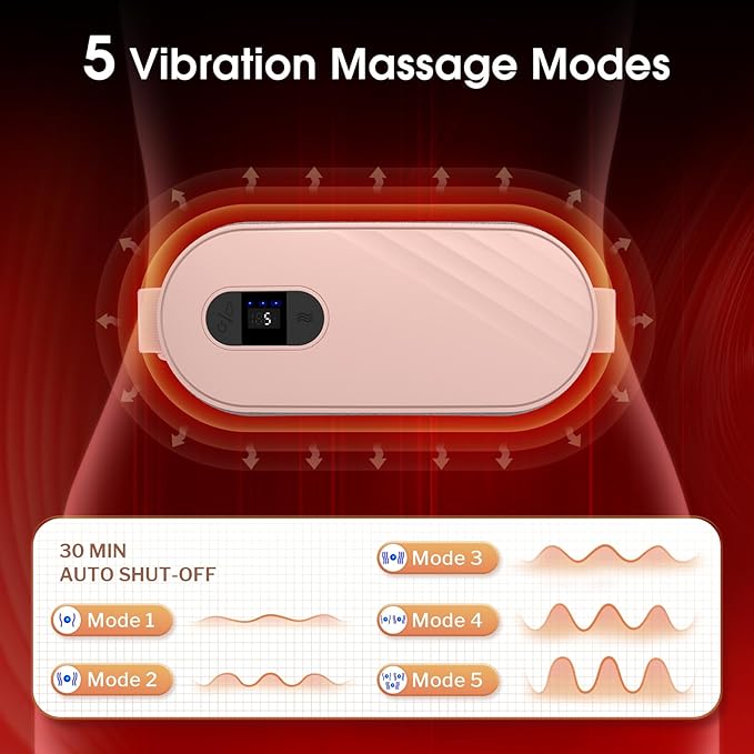 Zeboozeenat™-Periods Pain Reliever With 5 Heat Levels